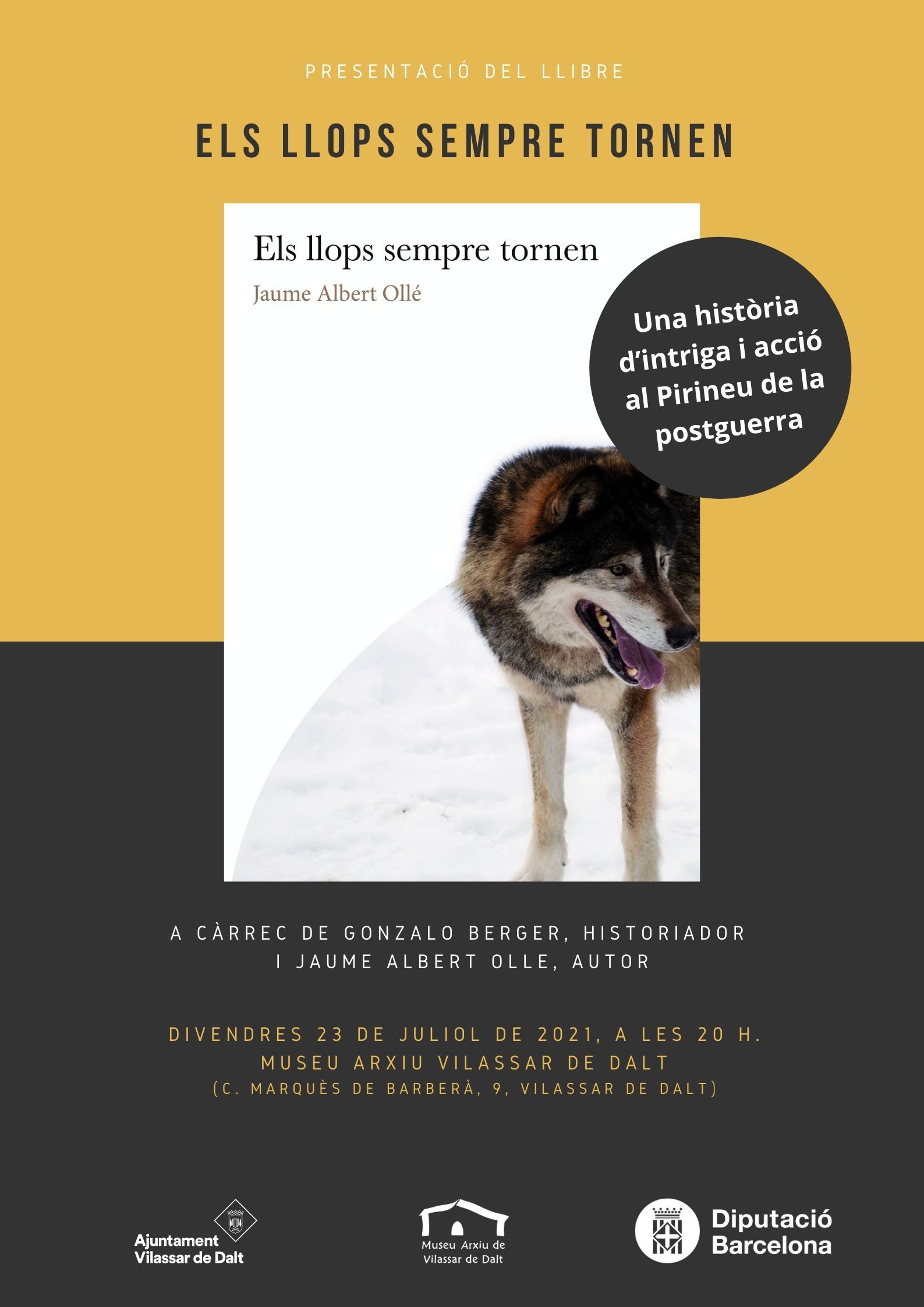Presentació del llibre 'Els llops sempre tornen'