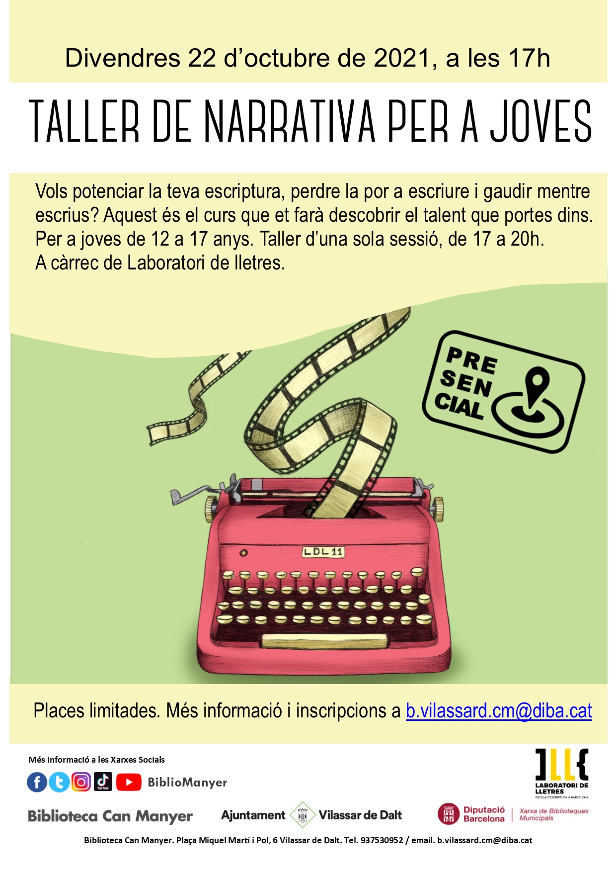 Taller de narrativa per a joves