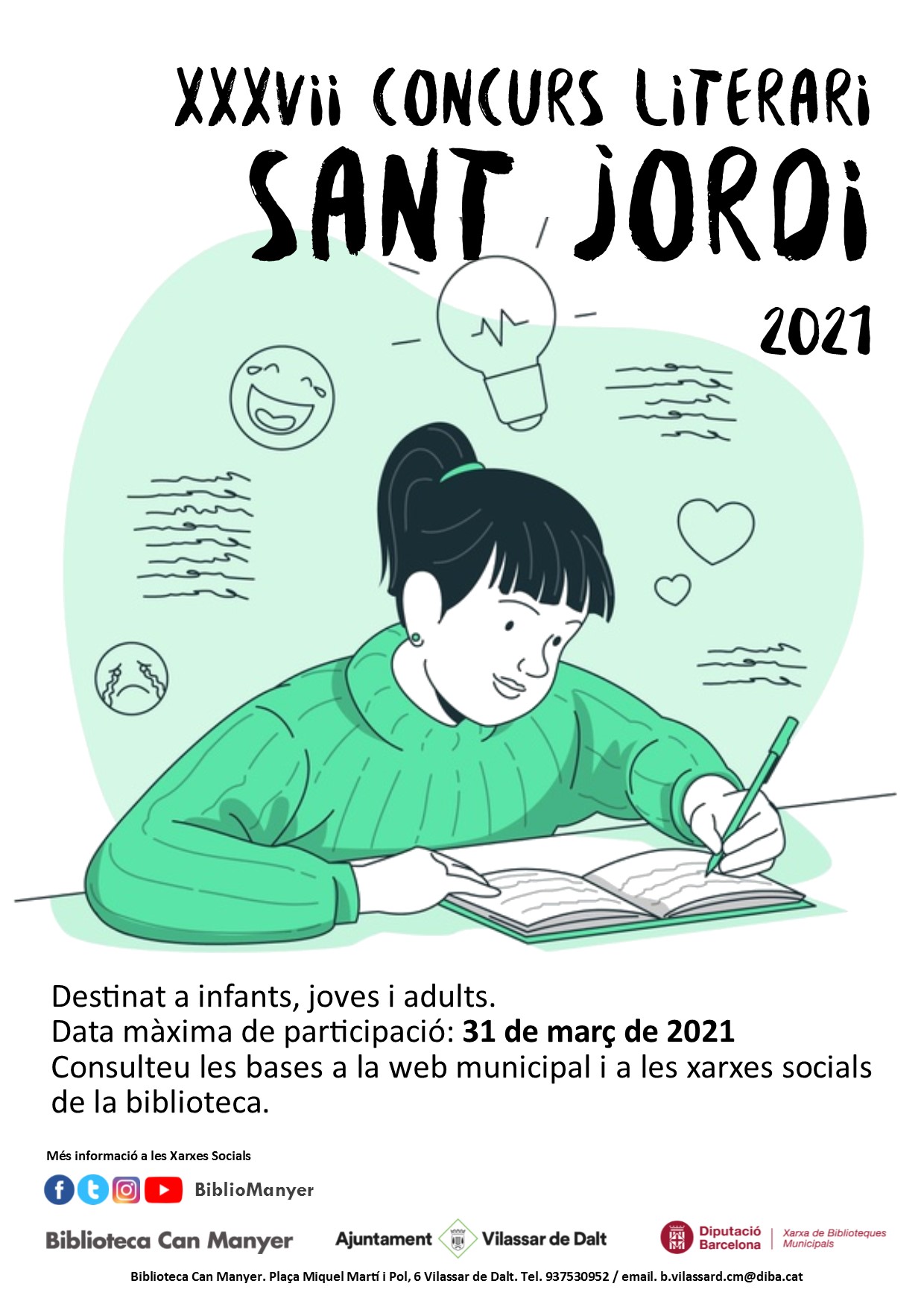 Concurs literari de Sant Jordi. Acte de lliurament de premis