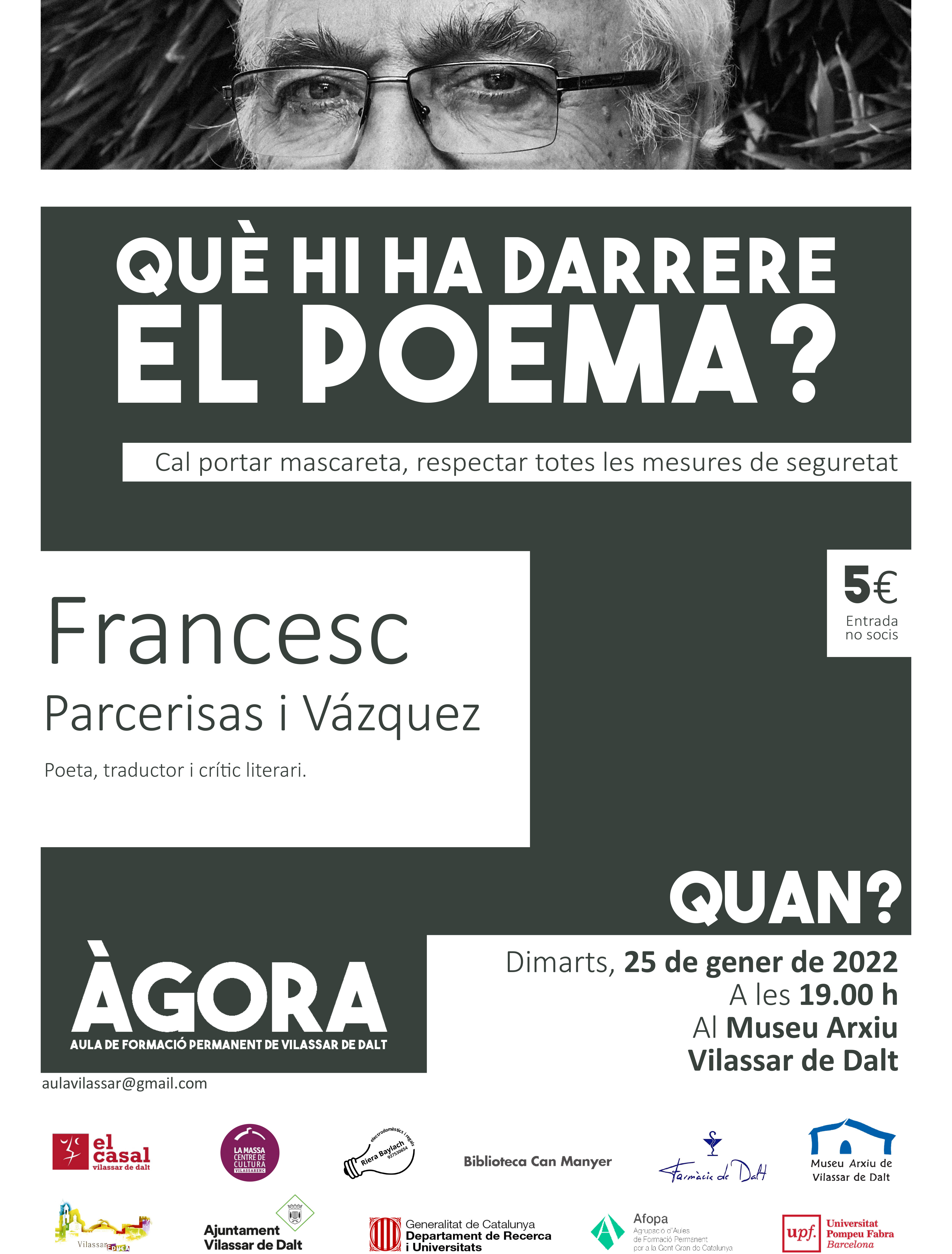 Àgora Vilassar: Què hi ha darrere el poema?