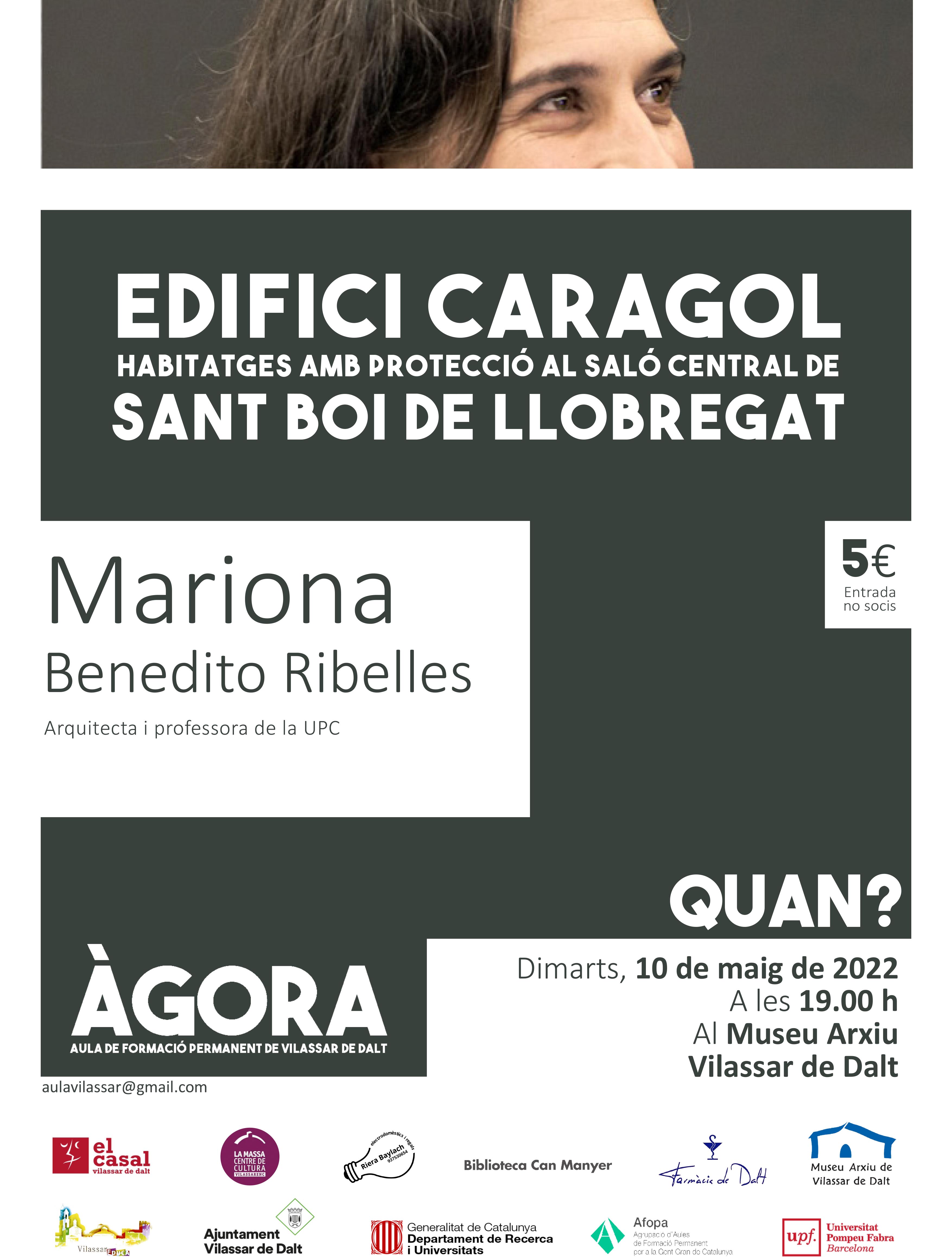 Àgora Vilassar: Edifici Caragol. Habitatges amb protecció al saló central de Sant Boi de Llobregat