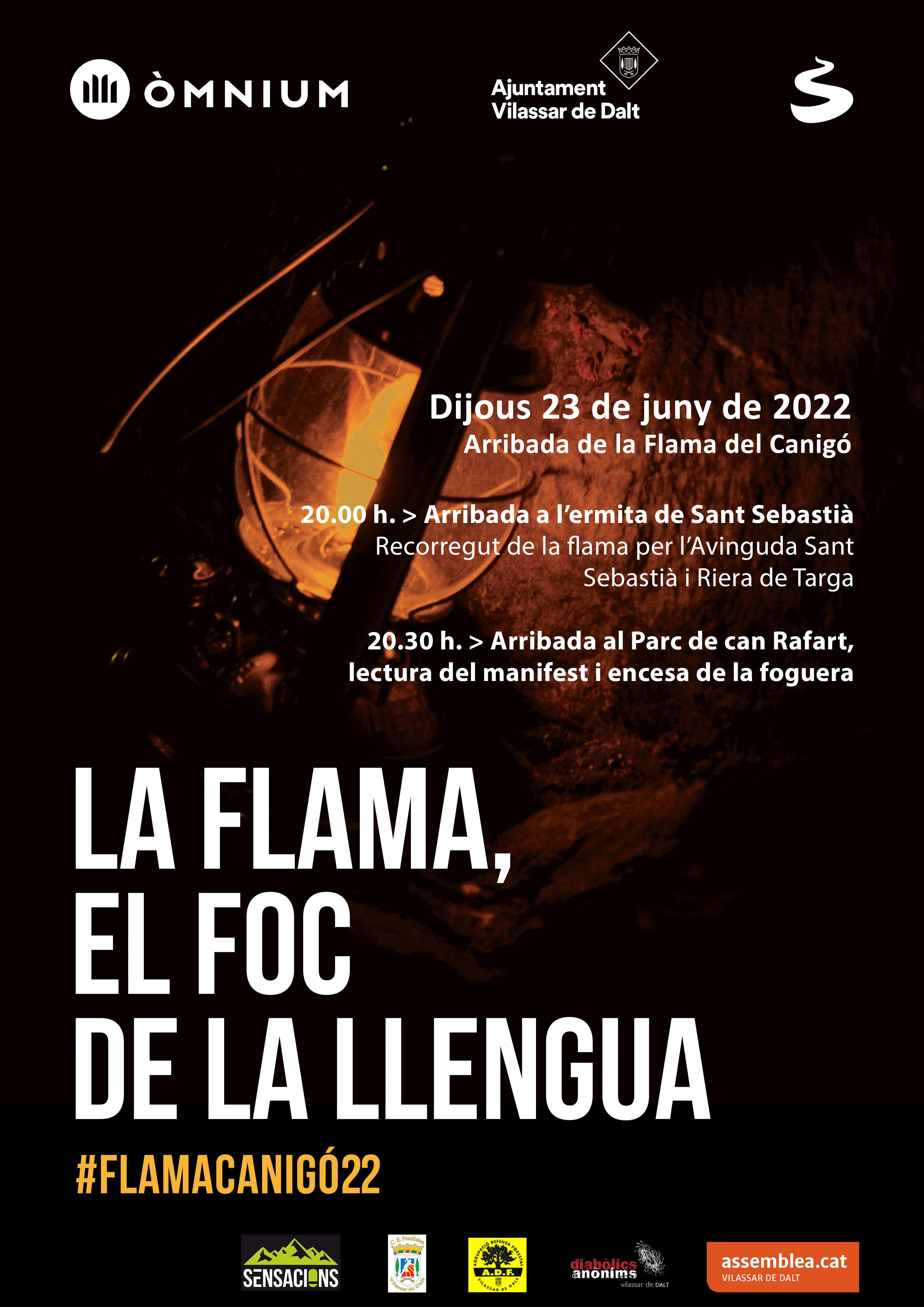 Arribada de la Flama del Canigó