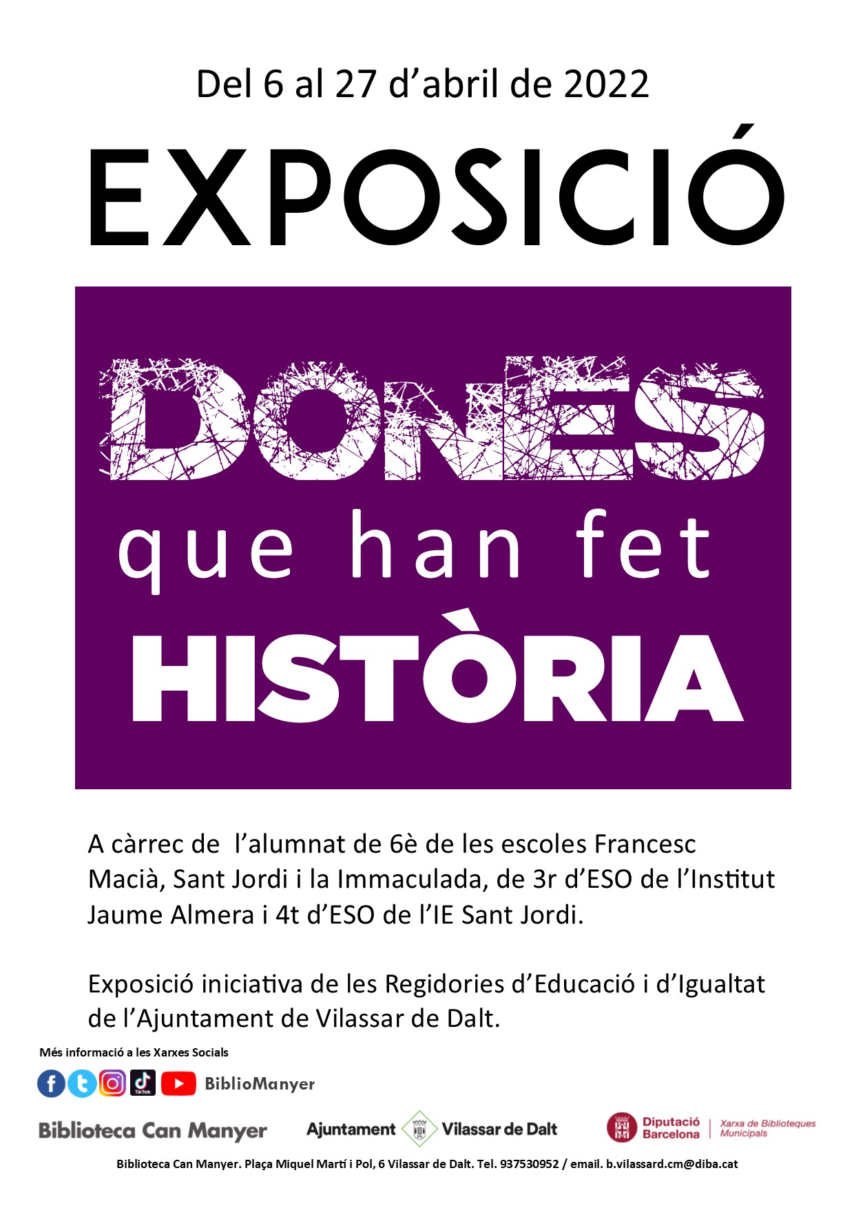 Exposició: Dones que han fet història