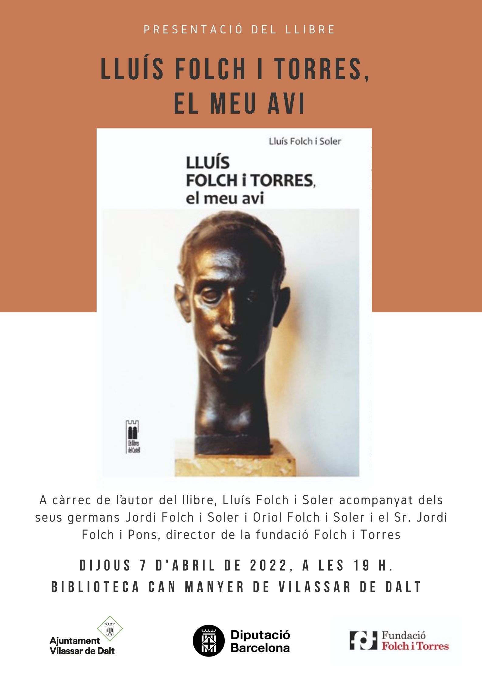Presentació del llibre 'Lluís Folch i Torres,  el meu avi'