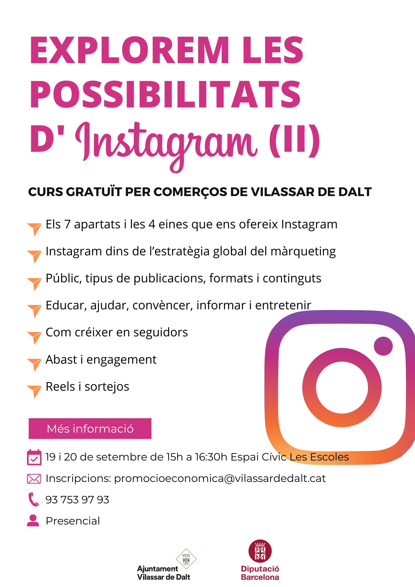 Curs: Explorem les possibilitats d'Instagram 2