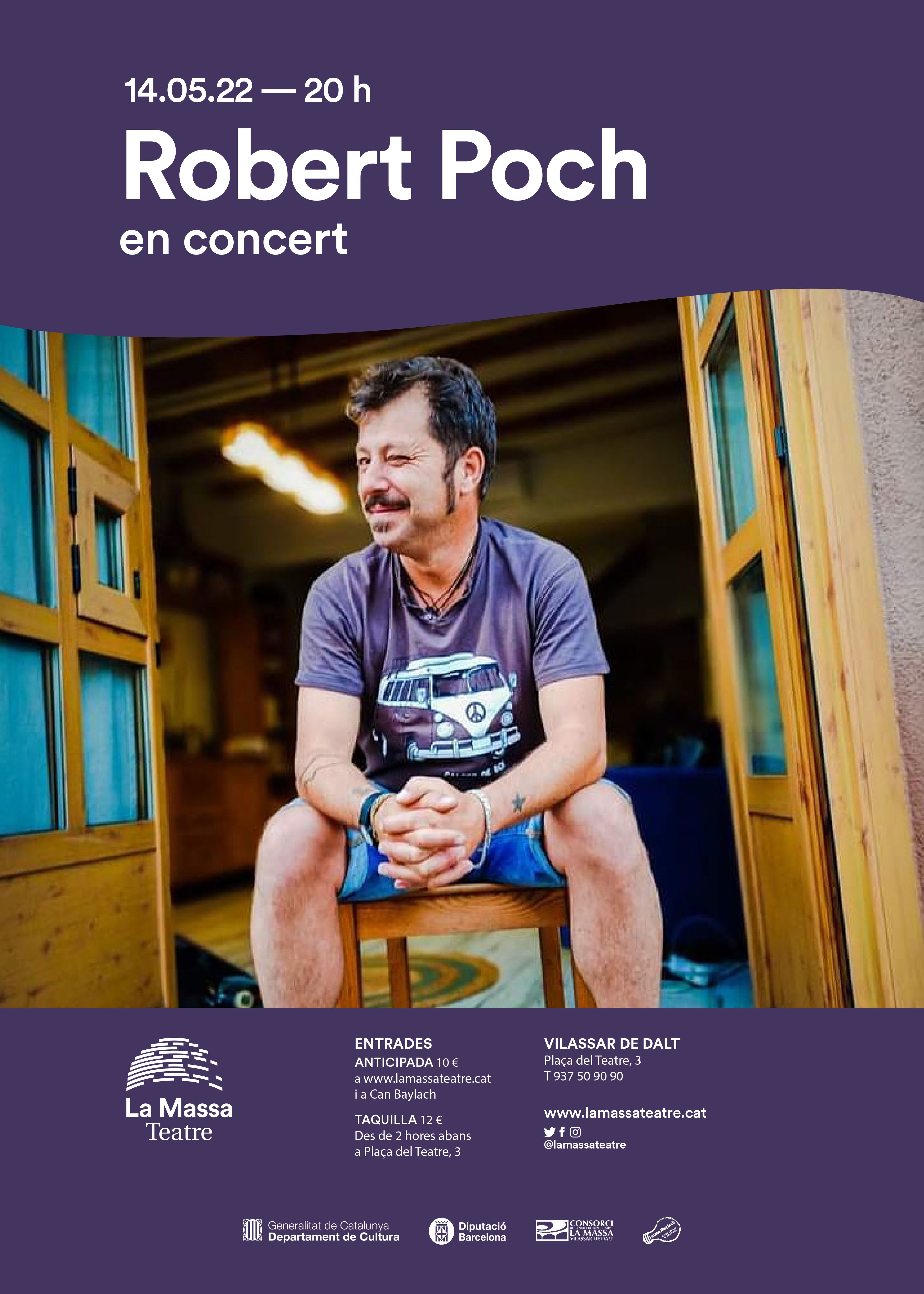 La Massa Teatre: Robert Poch en concert