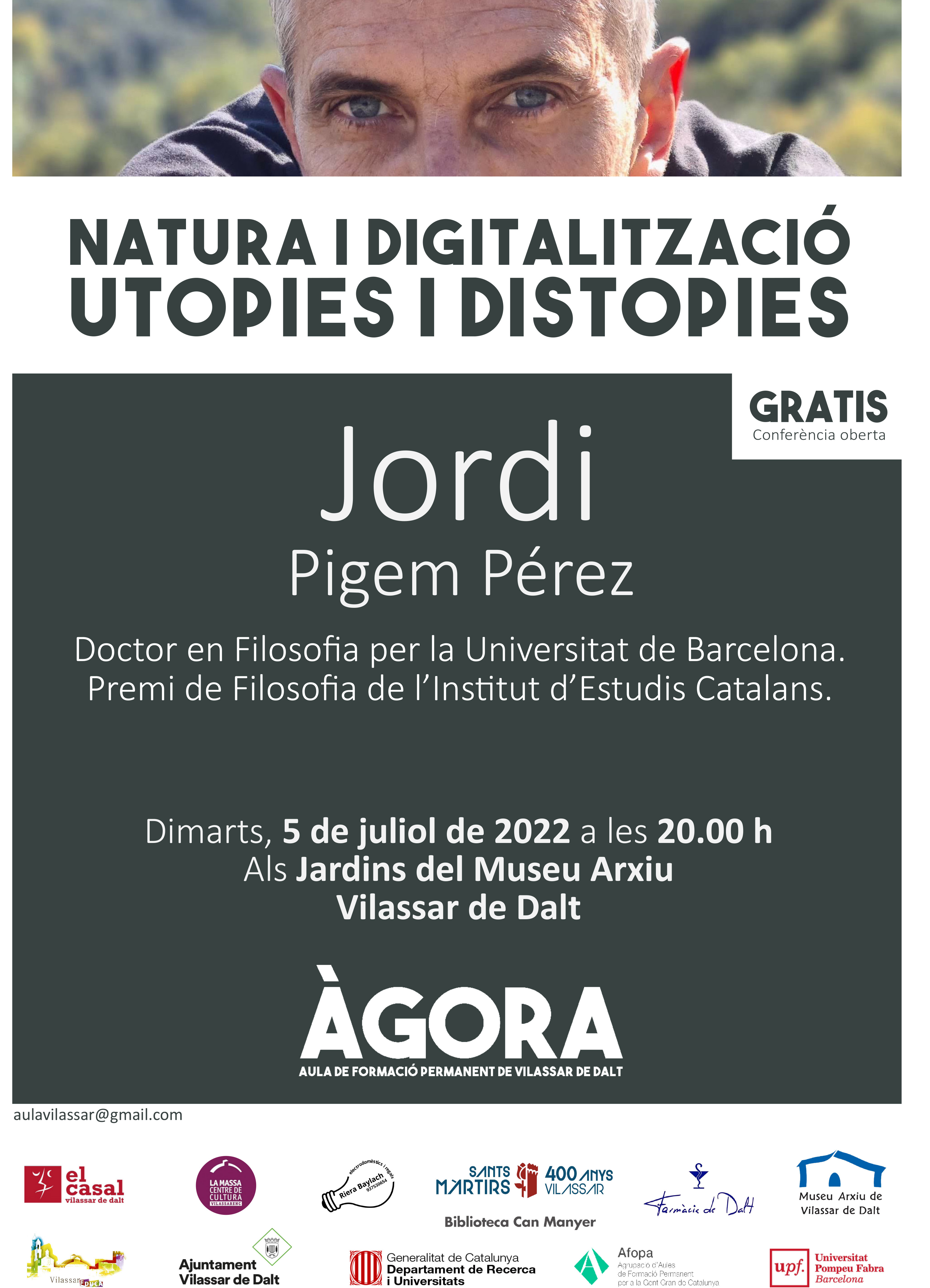Àgora Vilassar: Natura i digitalització: utopies i distopies