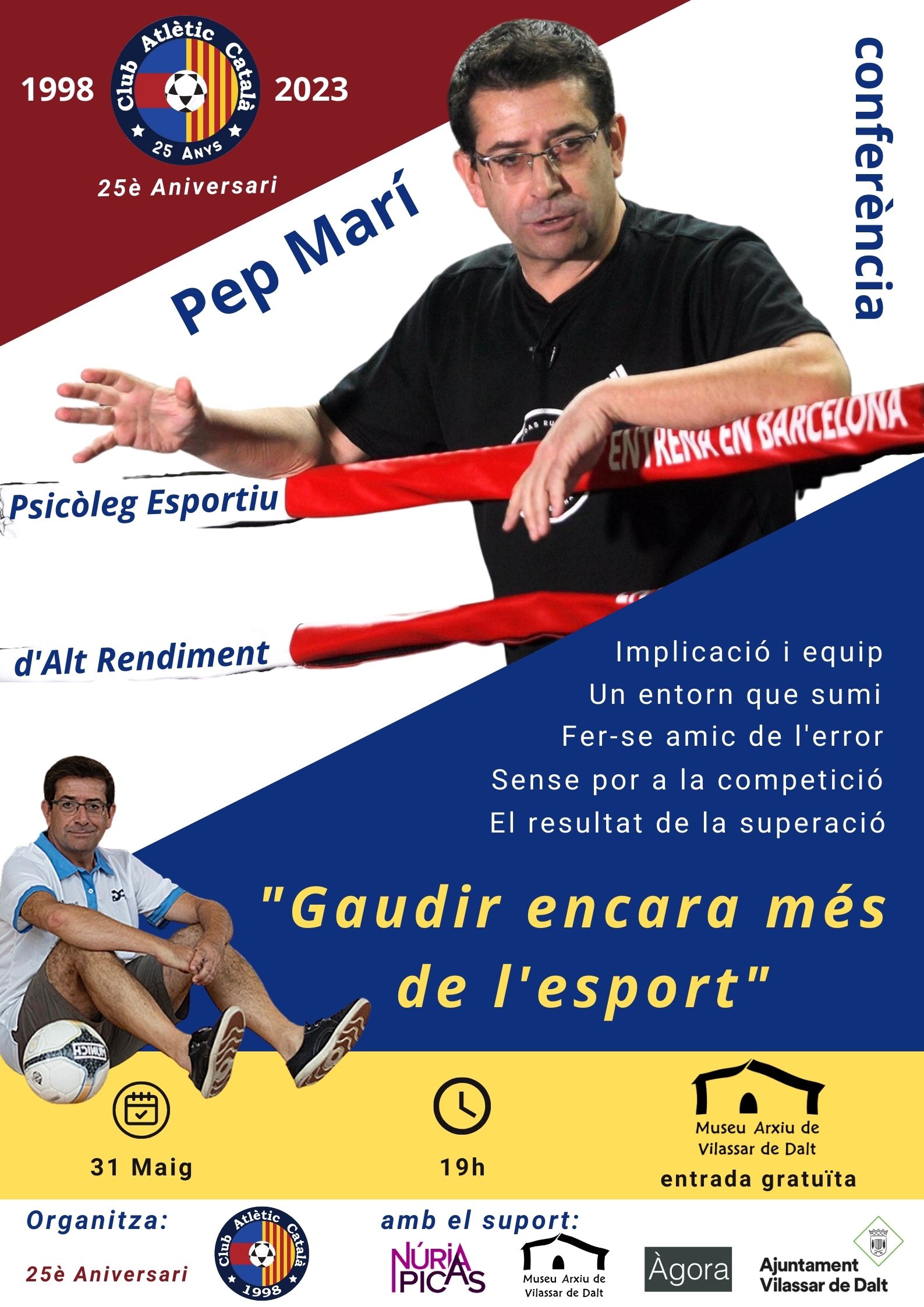 Conferència: 'Gaudir encara més de l'esport'
