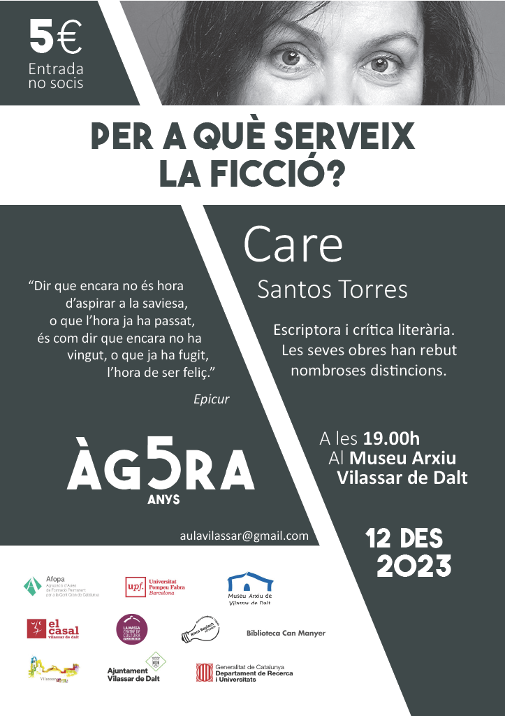 Àgora Vilassar: Per a què serveix la ficció?