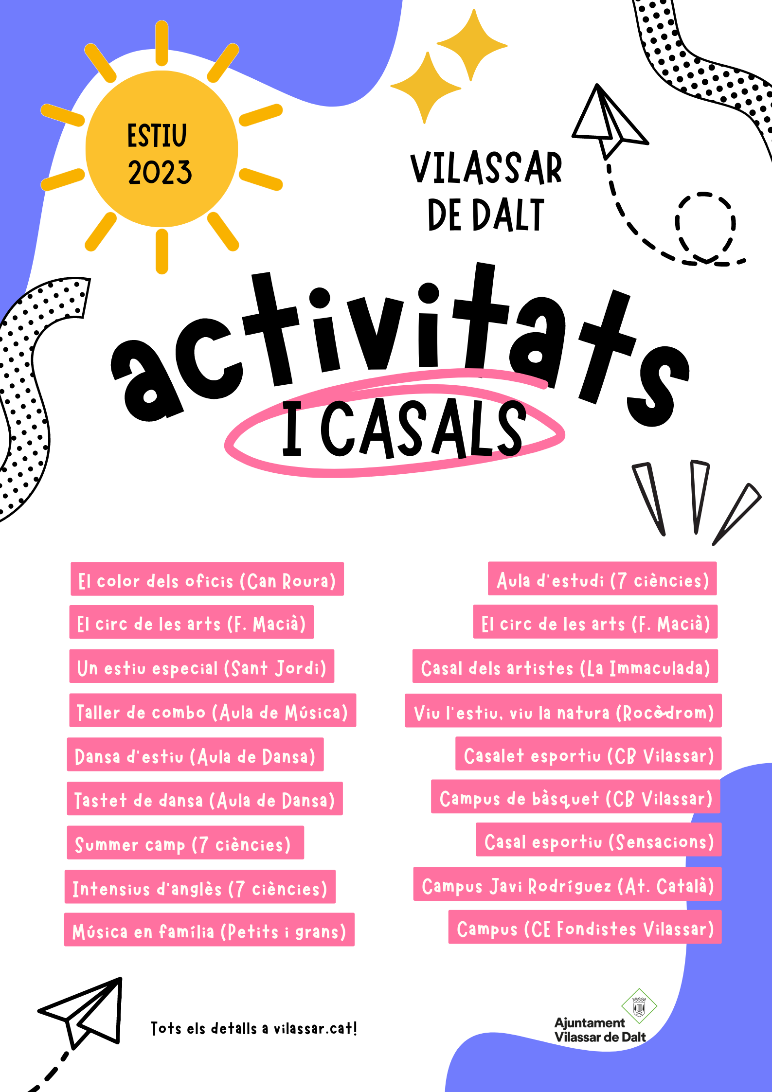 Tot un estiu d'activitats per a infants i joves