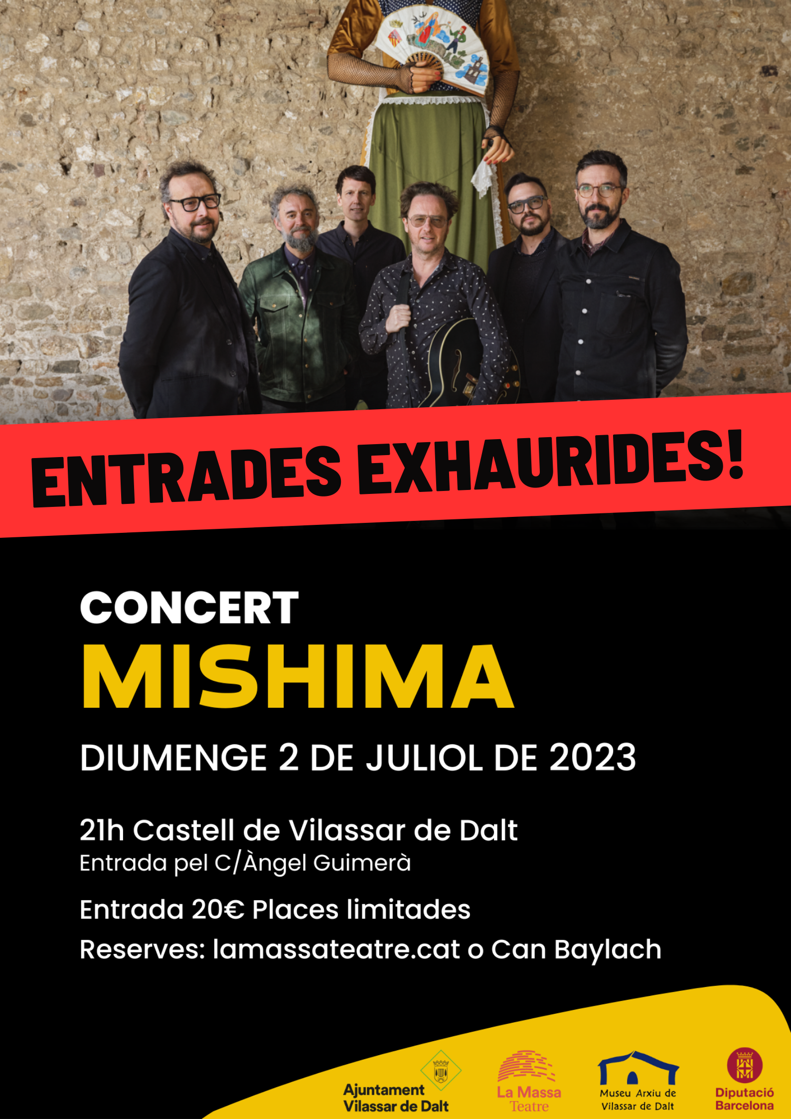 Mishima en concert al Castell de Vilassar