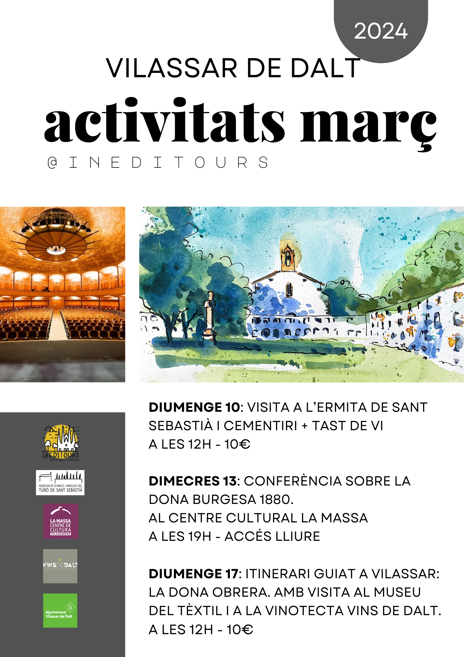 Visita a l'ermita de Sant Sebastià i Cementiri municipal
