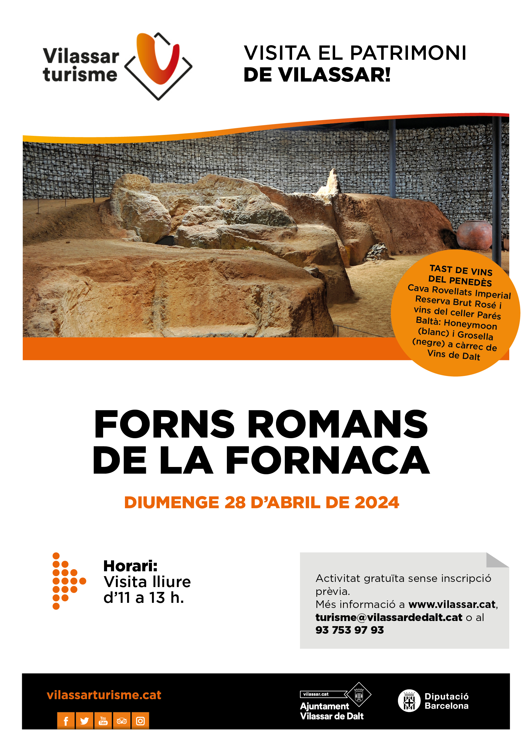 Visita als Forns Romans de la Fornaca