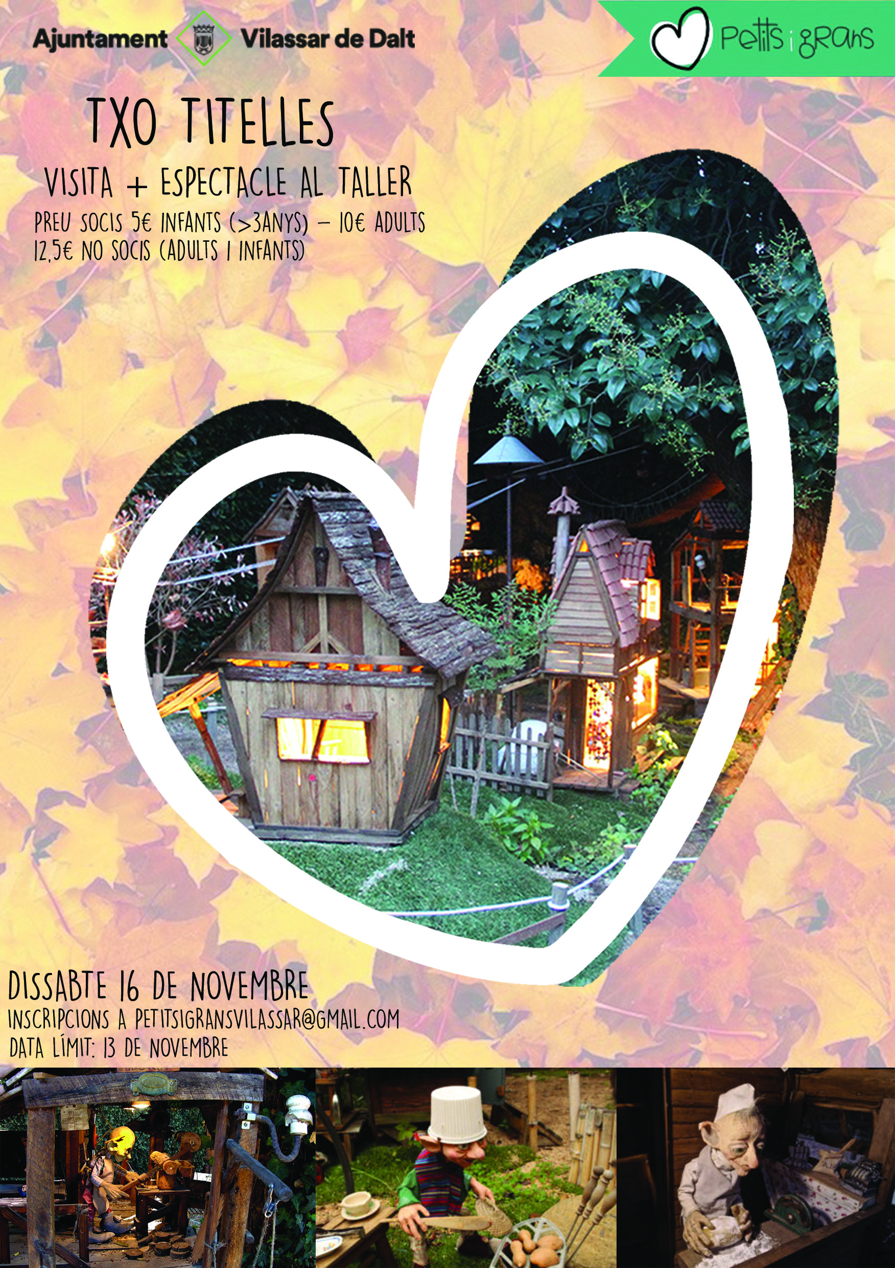 Txo Titelles. Visita i espectacle al taller