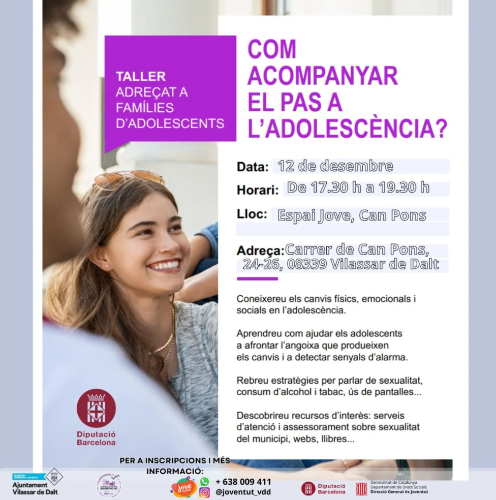 Com acompanyar el pas a l'adolescència?