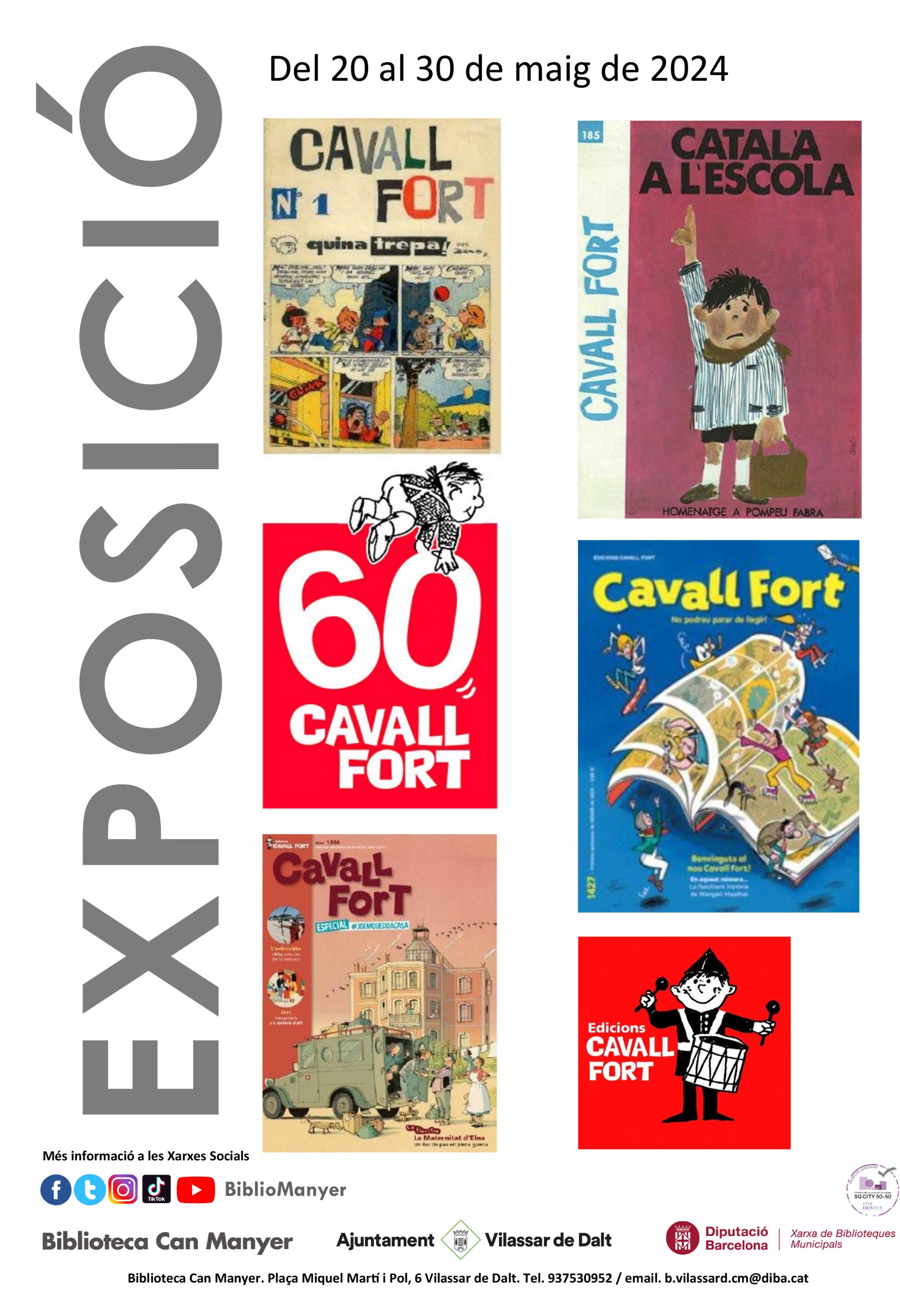 Exposició '60 anys de Cavall fort'