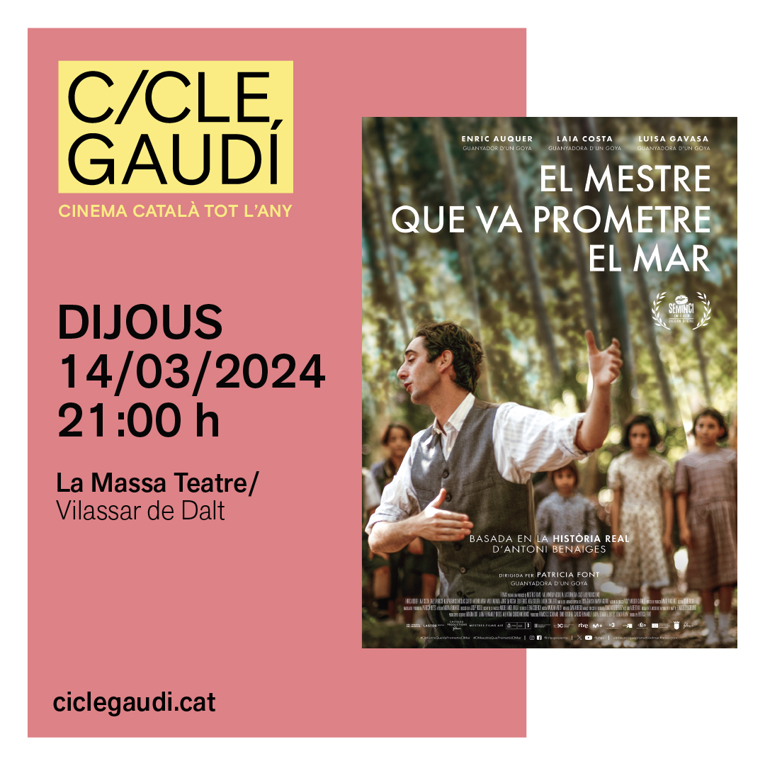 Cicle Gaudí: El mestre que va prometre el mar