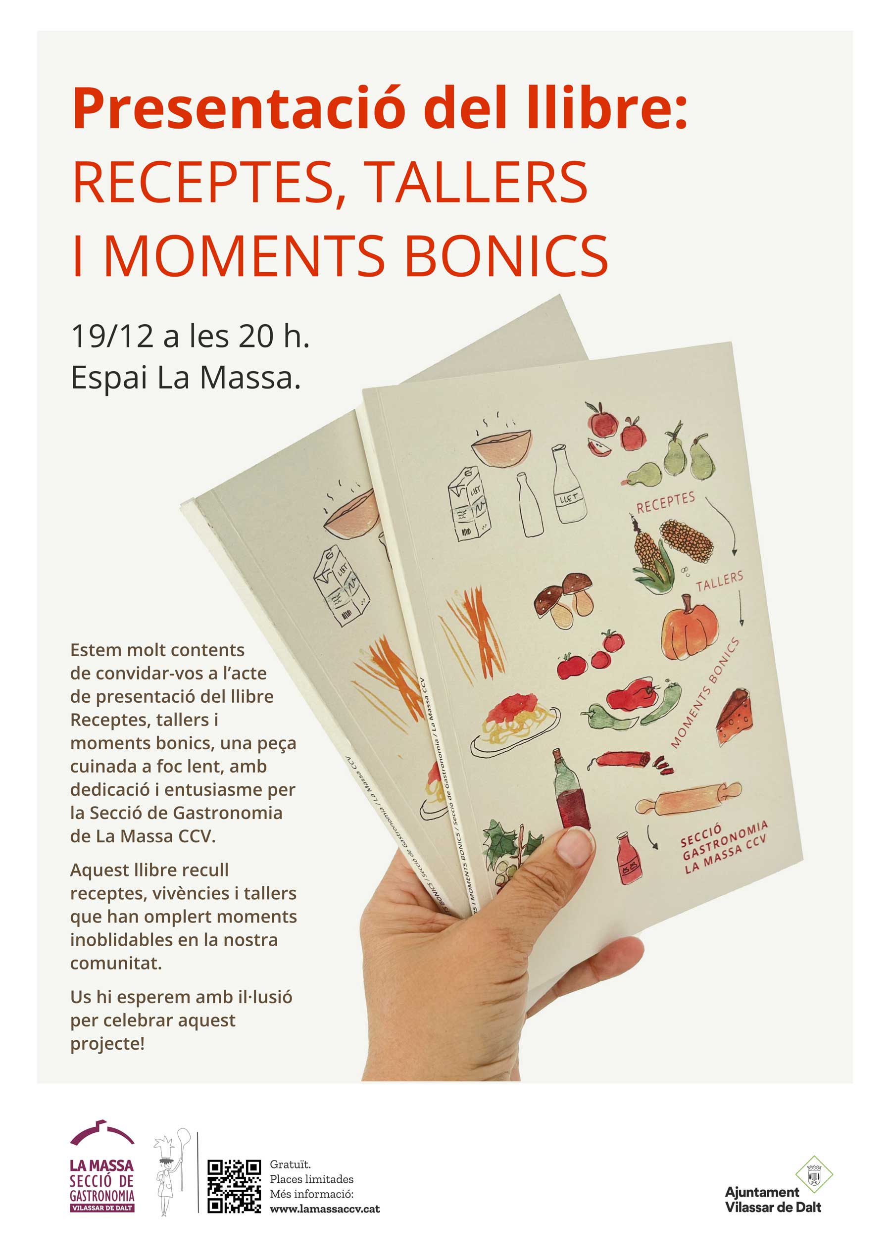 Presentació del llibre 'Receptes, tallers i moments bonics'