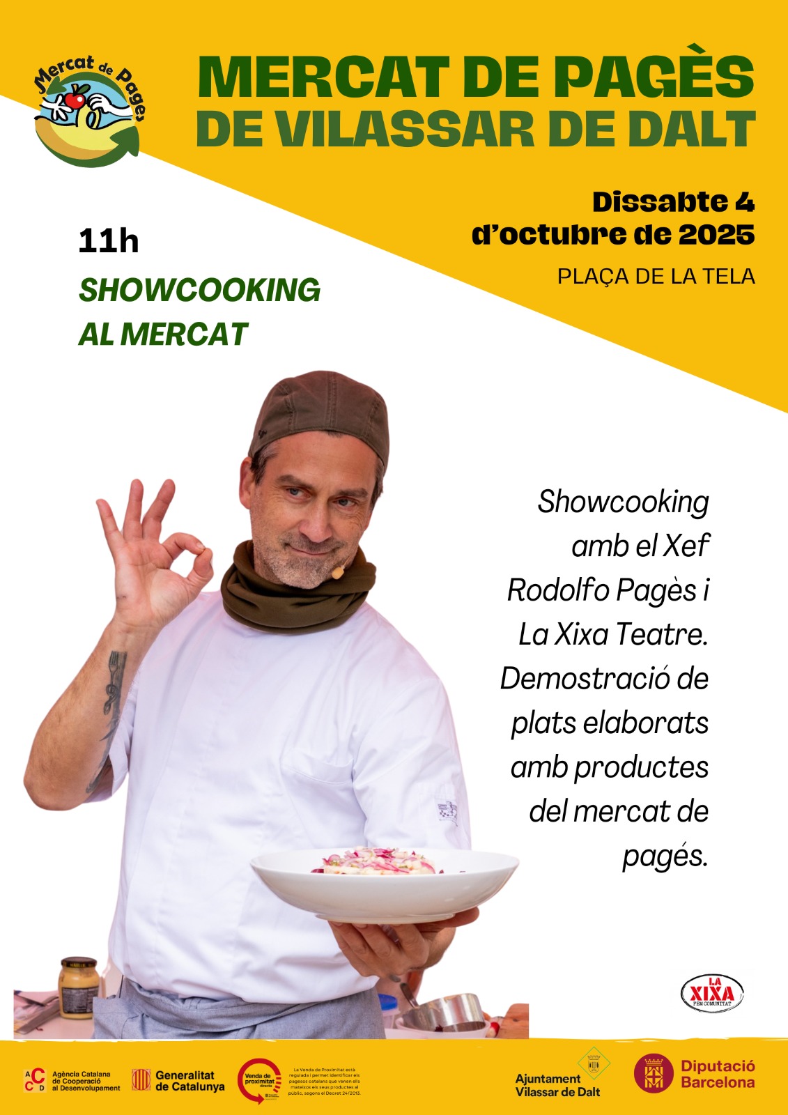 Showcooking al Mercat de pagès