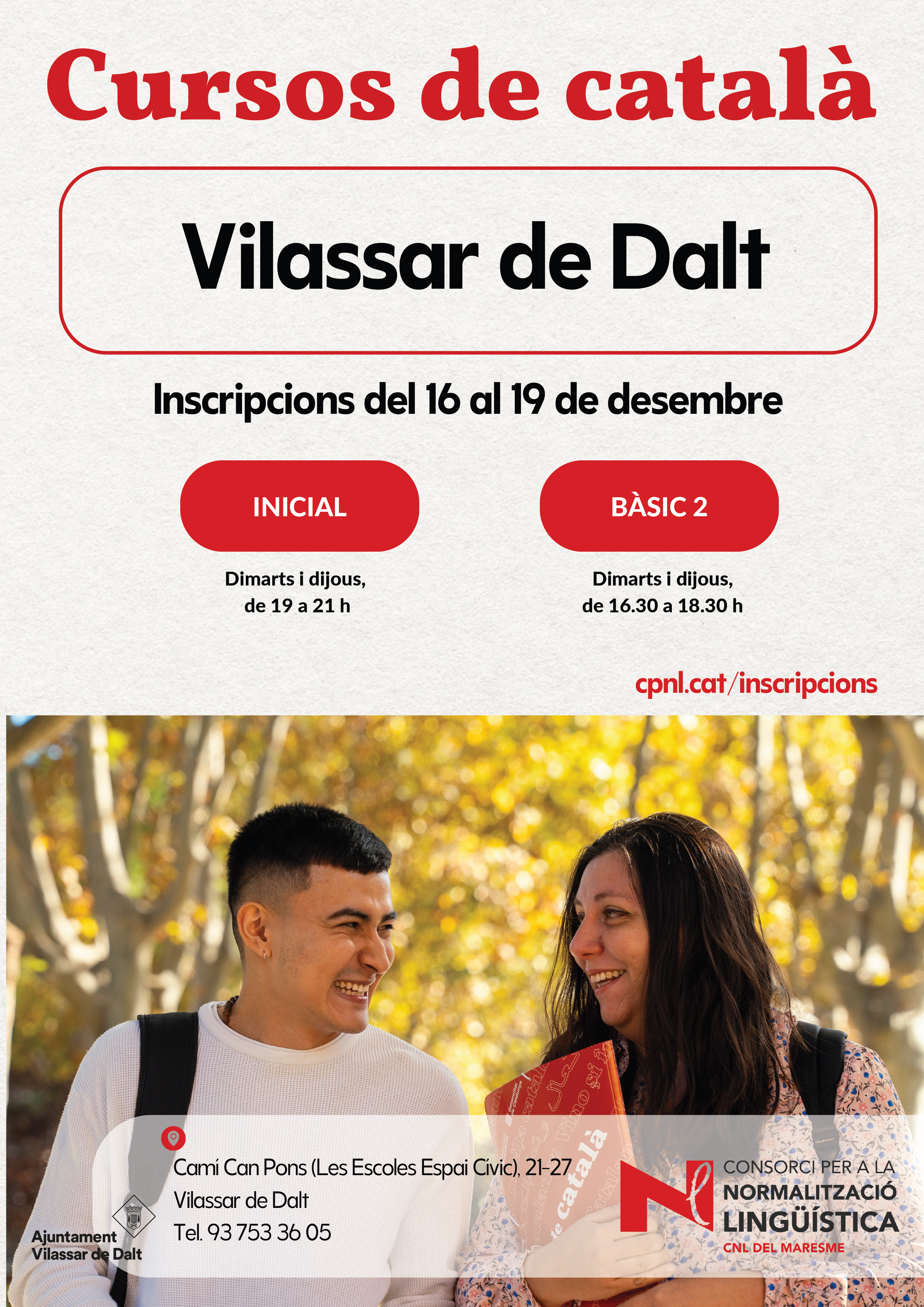 Nous cursos de català pel primer trimestre del 2026