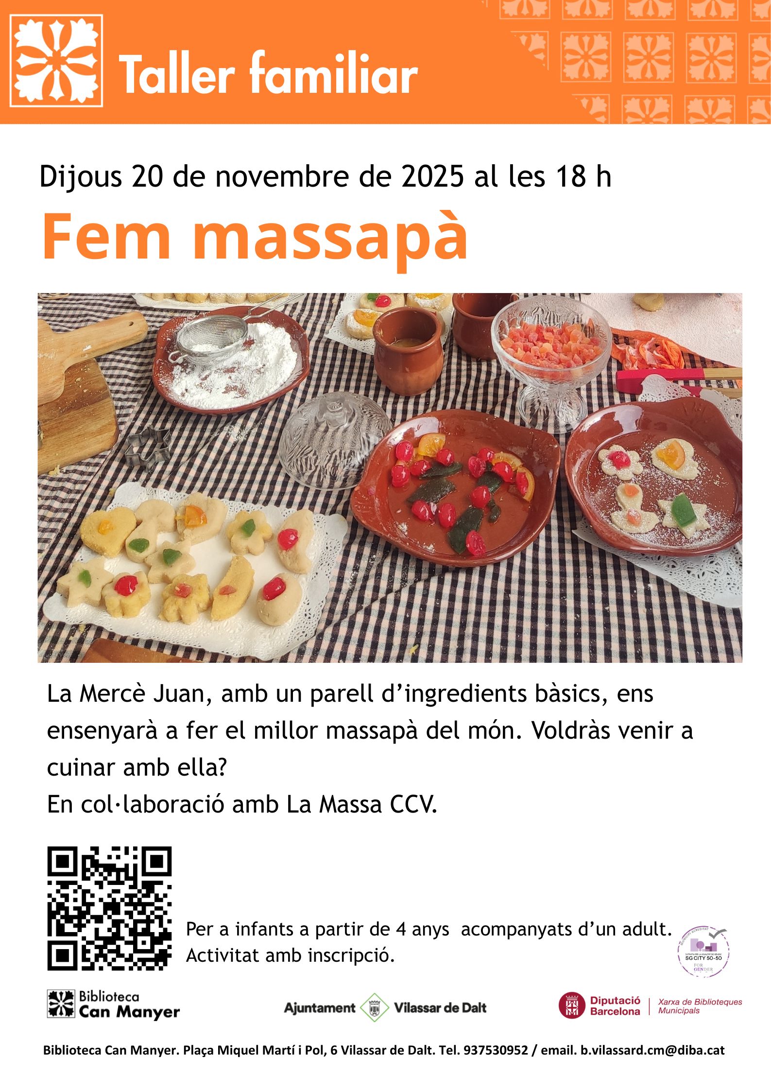 Taller familiar 'Fem massapà'