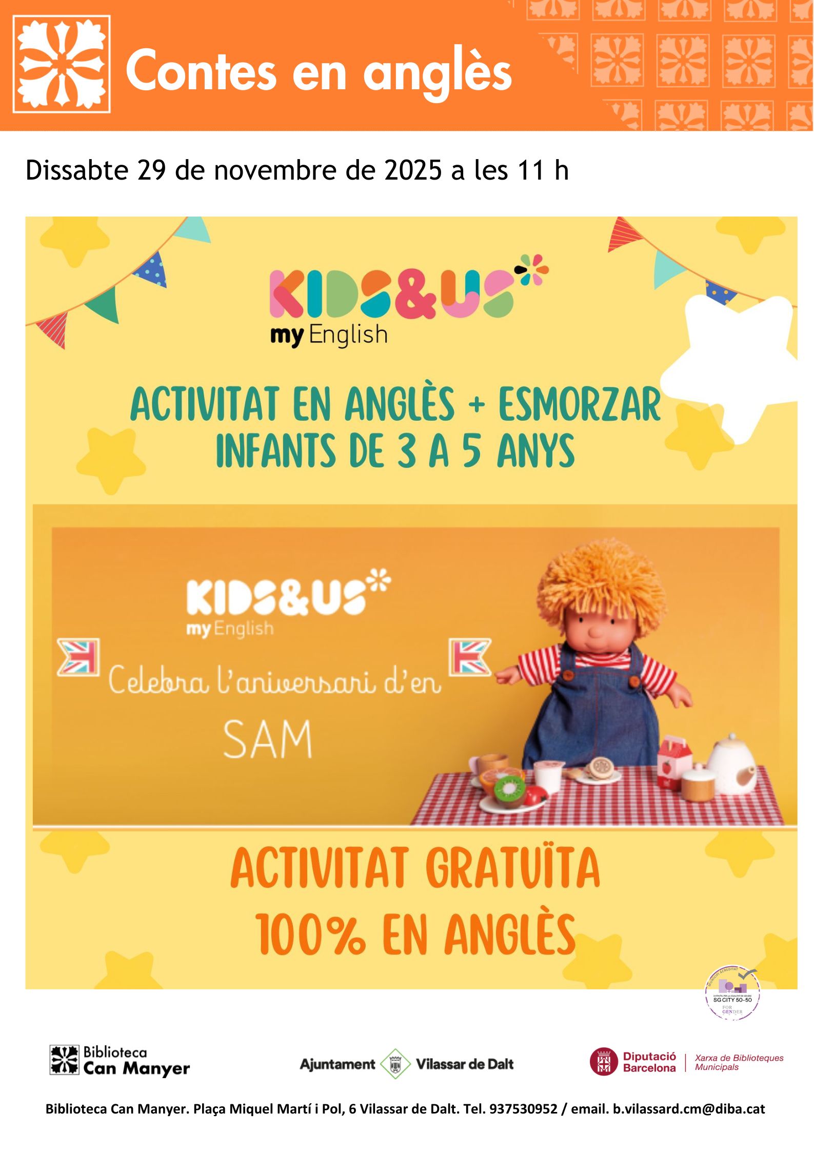 Story Times. Contes en anglès