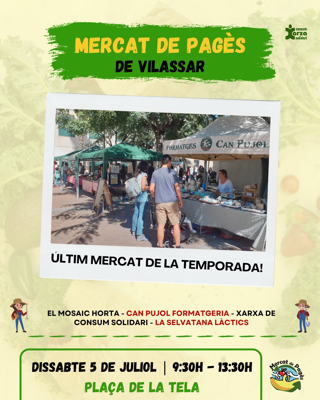 Mercat de pagès. Últim de la temporada