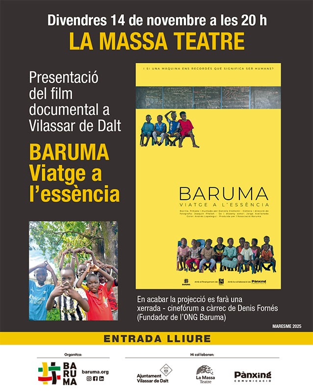Projecció del documental 'Baruma, viatge a l'essència'
