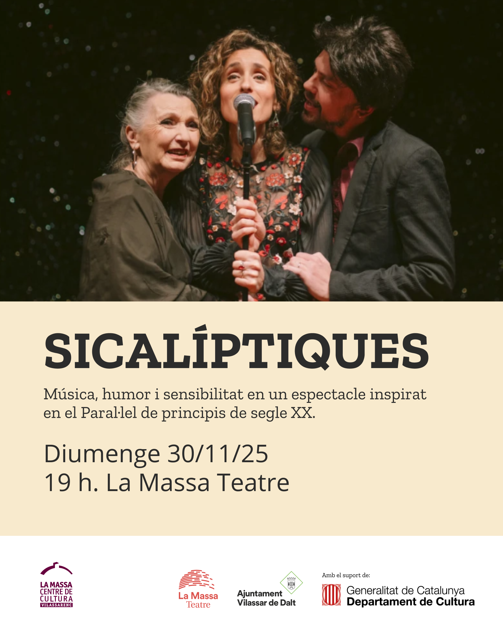 'Sicalíptiques' a La Massa Teatre