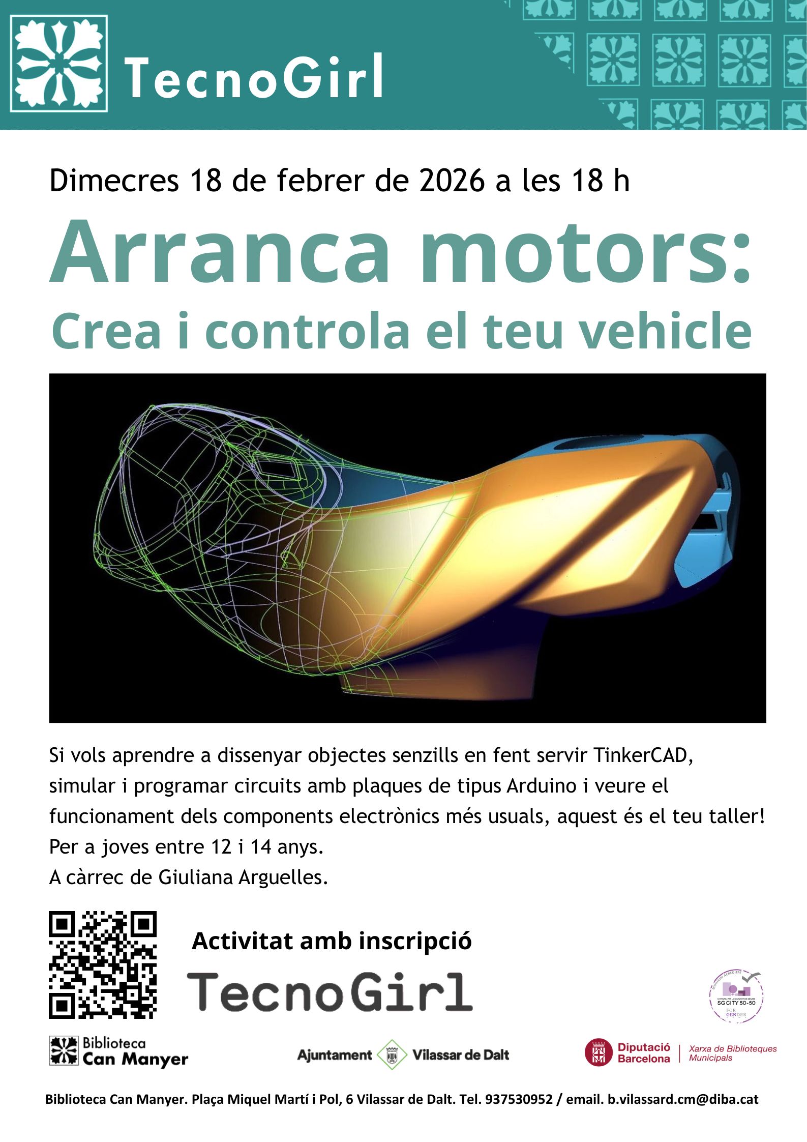 Taller 'Arrenca motors: crea i controla el teu vehicle'