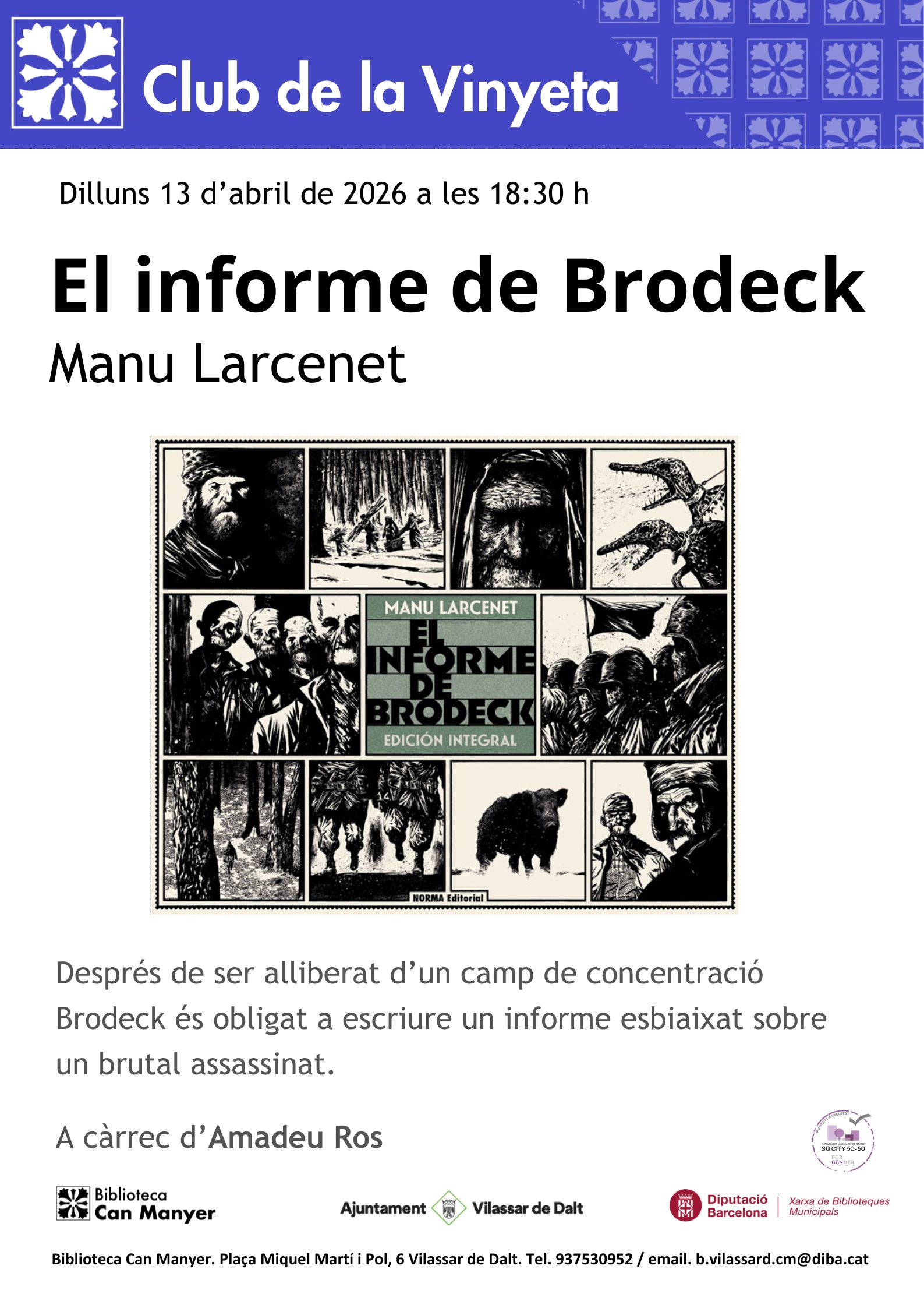 Club de la vinyeta: 'El informe de Brodeck'