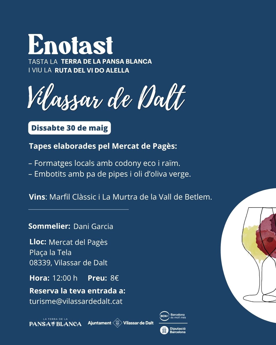 Enotast al Mercat de pag&egrave;s