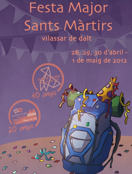 cartell FM sants Màrtirs 2012
