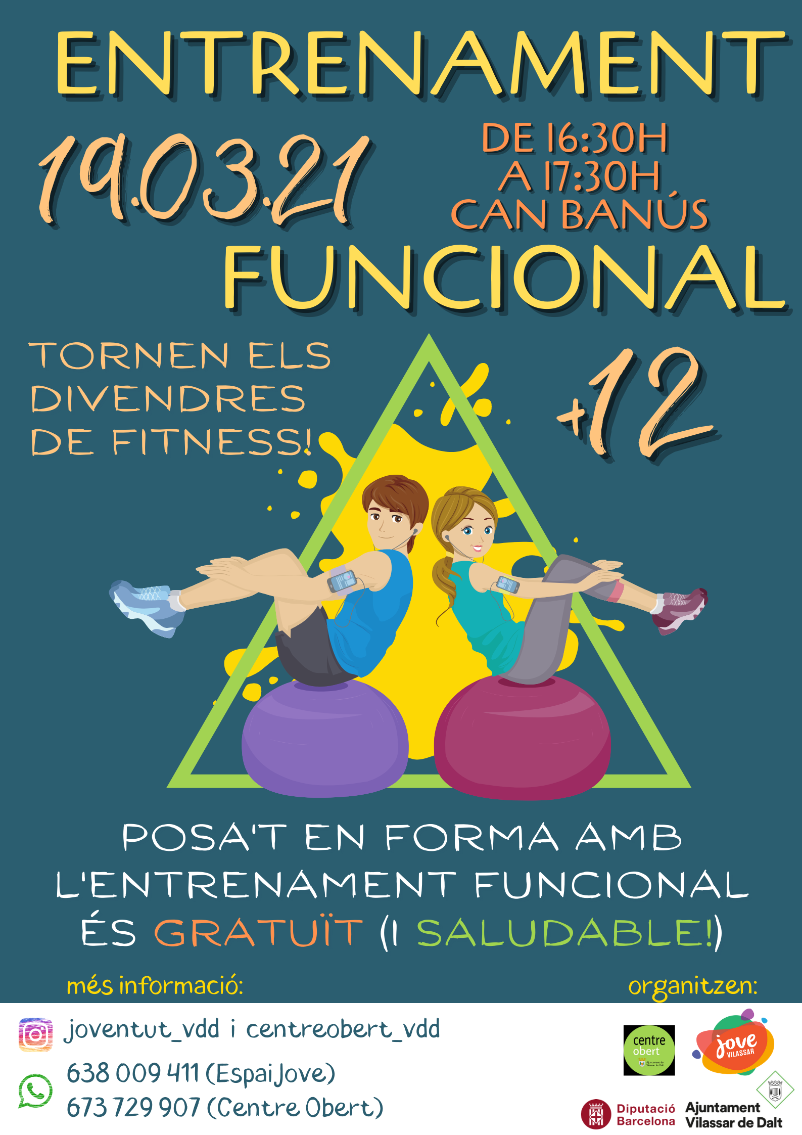 Torna l'activitat 'Fitness els divendres'