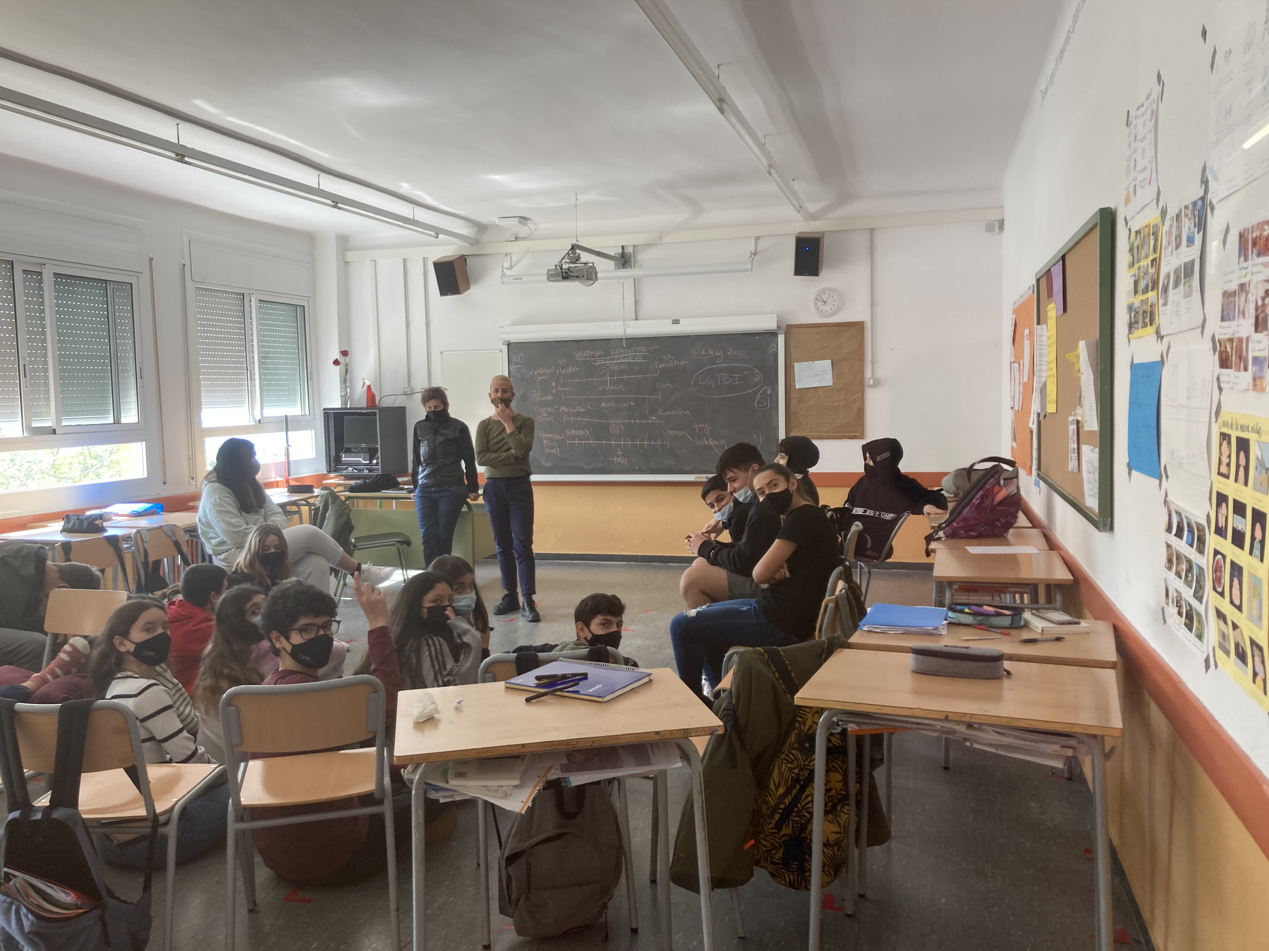 El dia Internacional contra l'Homofòbia, la Bifòbia i la Transfòbia a les escoles