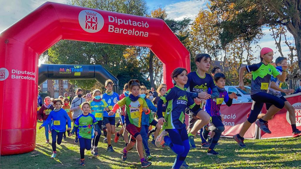 Més de 150 nens i nenes participen a la MiniTrail 2021
