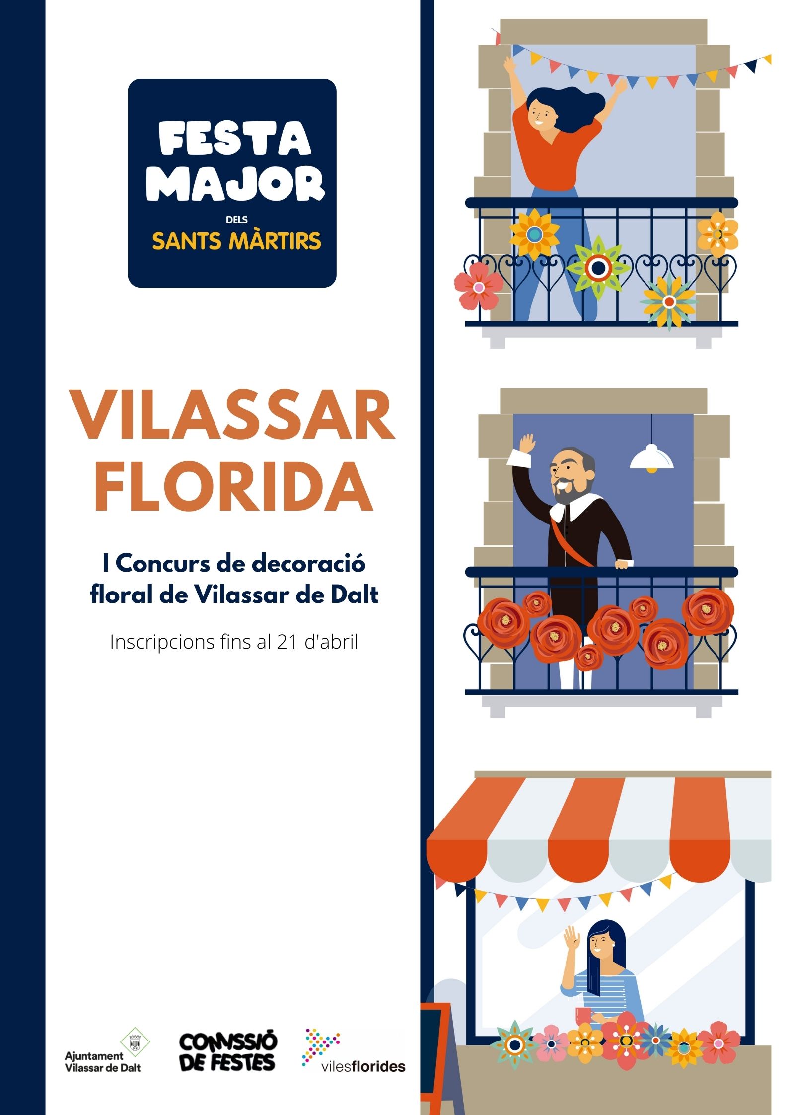 VILAssar florida, un nou concurs de decoració floral per la Festa Major