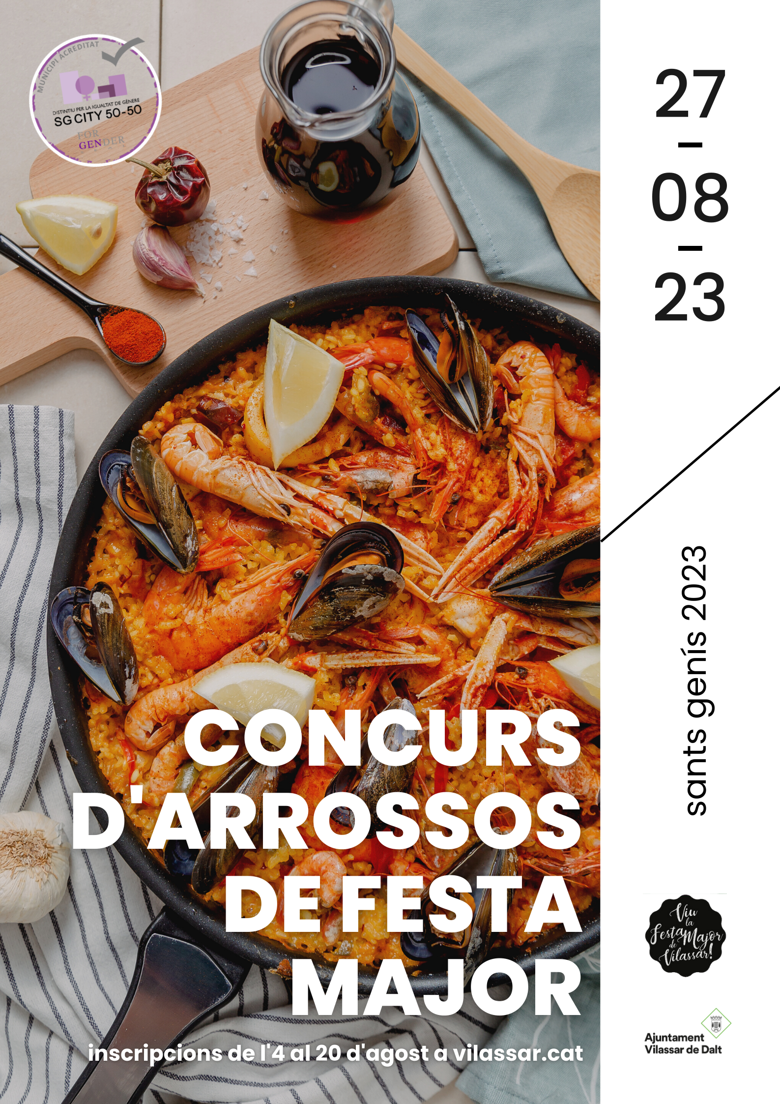 Participa al Concurs d'arrossos de la Festa Major!