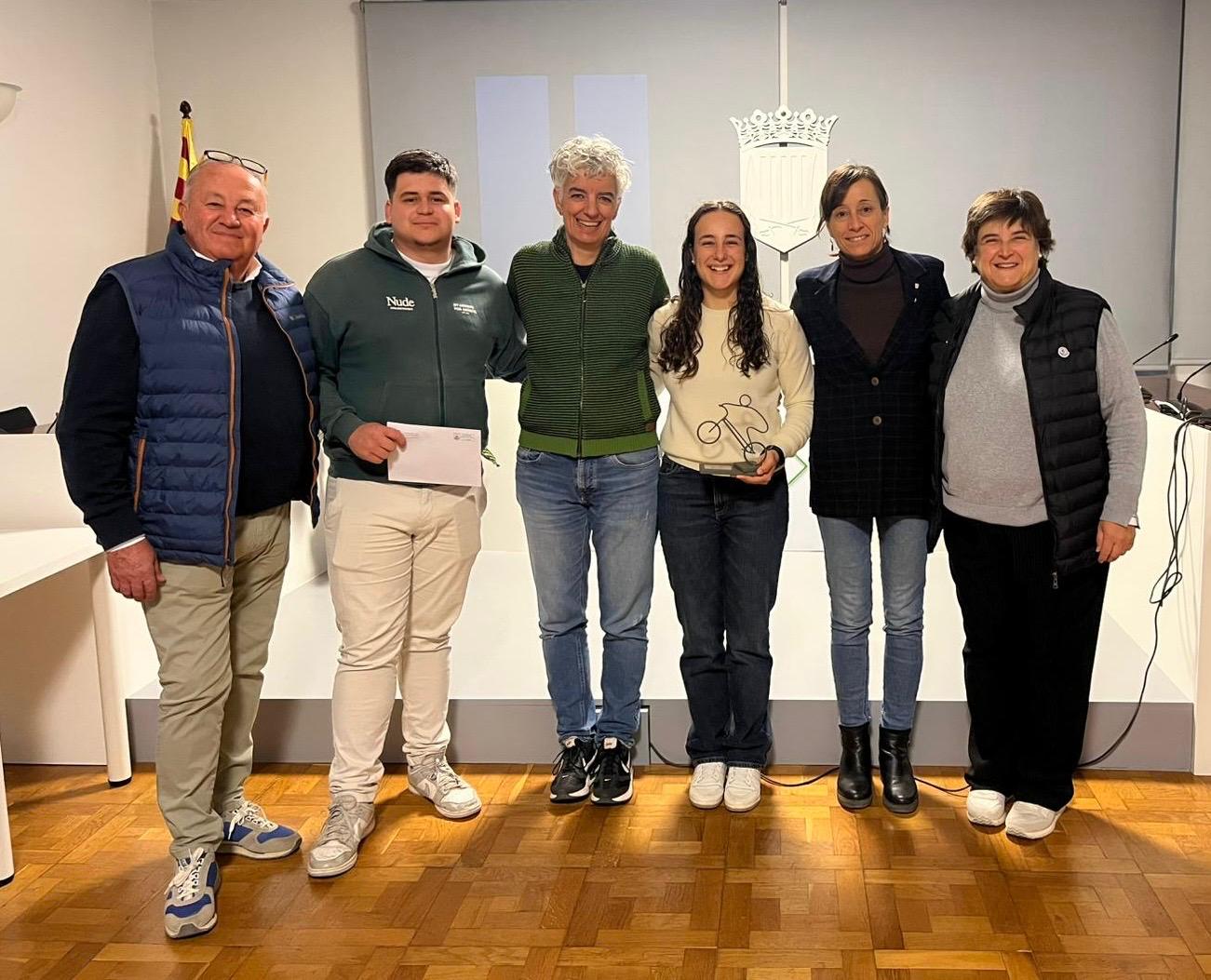 Reconeixement de l'Ajuntament a l'esportista Laia Esquís Casanovas Reconeixement de l'Ajuntament a l'esportista Laia Esquís Casanovas