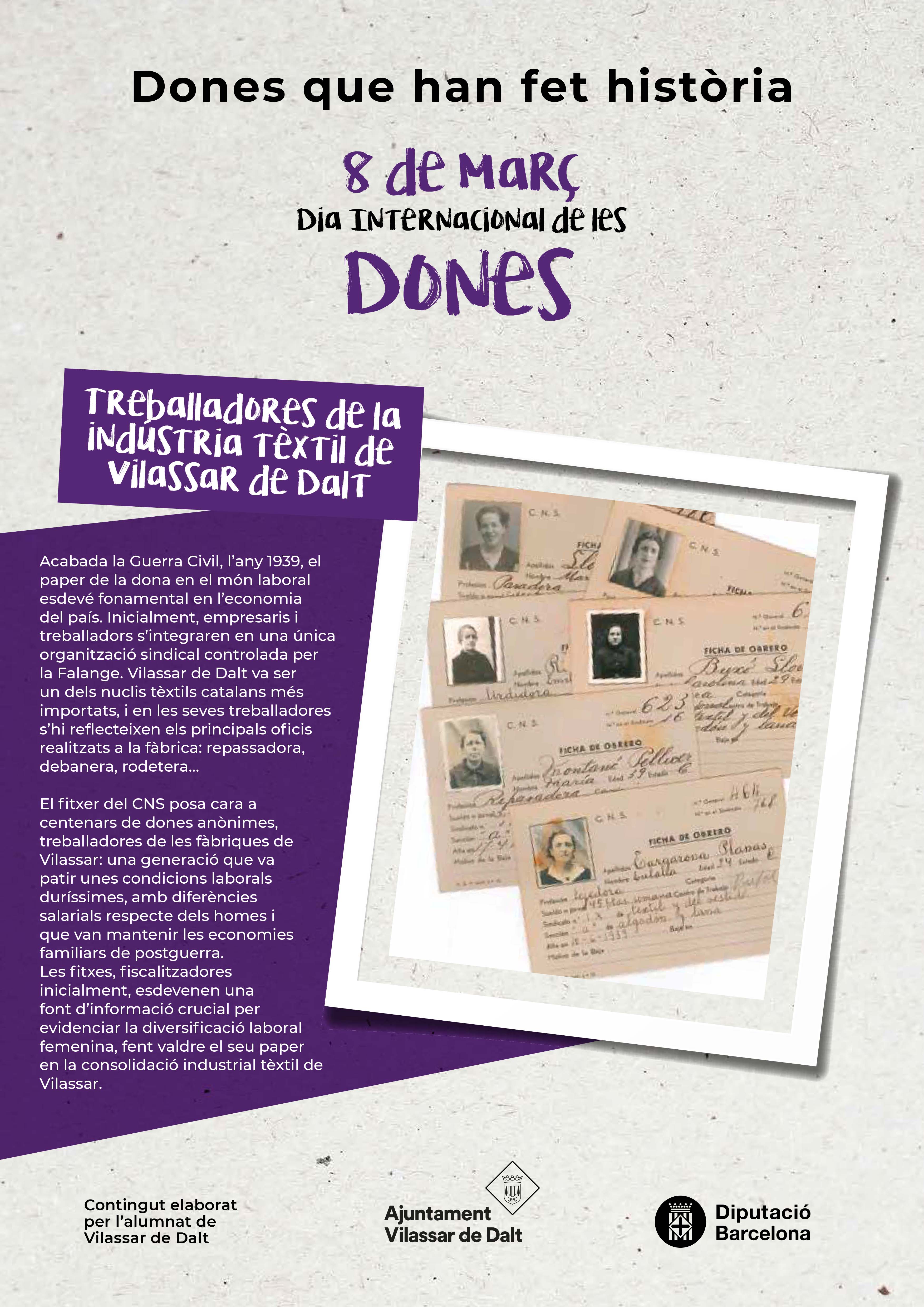 8M. Exposició: Dones que han fet història