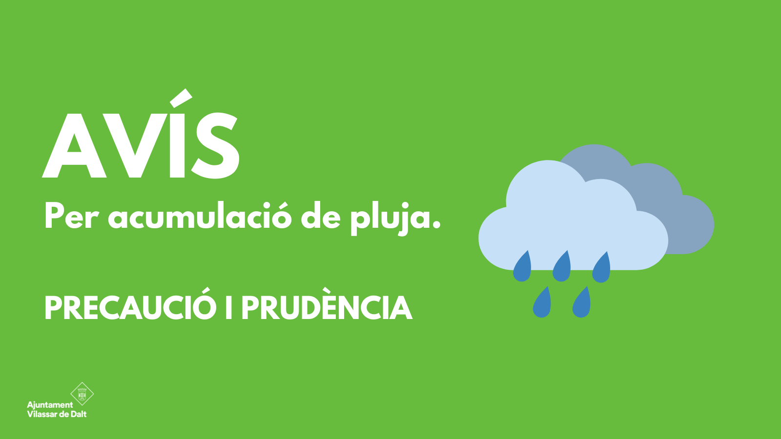 Vilassar, en fase de prealerta per acumulació de pluja Vilassar, en fase de prealerta per acumulació de pluja