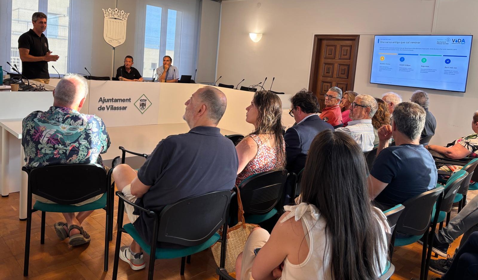 Es presenten les obres de millora de la xarxa d'aigua i reurbanitzaci&oacute; de Les Oliveres i La Granja